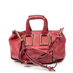 Handbag Mini Ethel Red Calfskin Leather