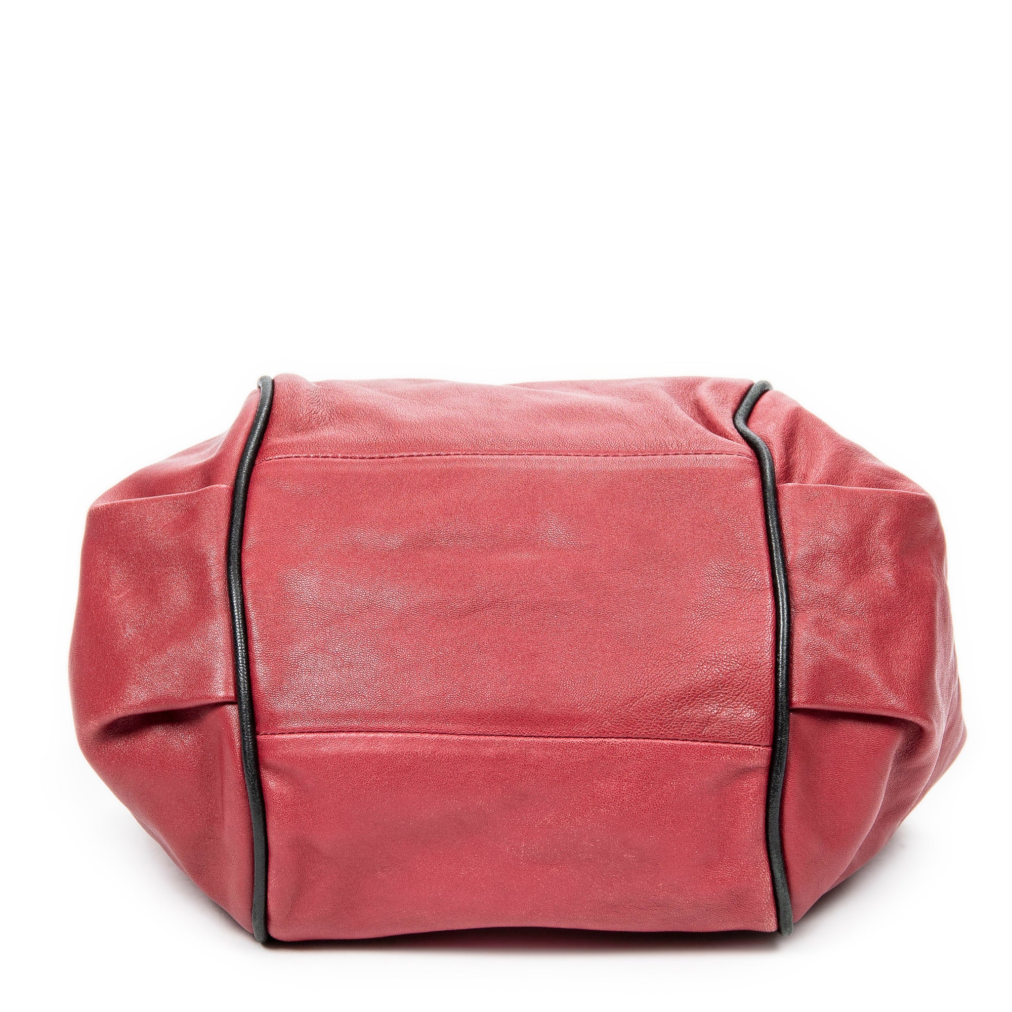 Handbag Mini Ethel Red Calfskin Leather