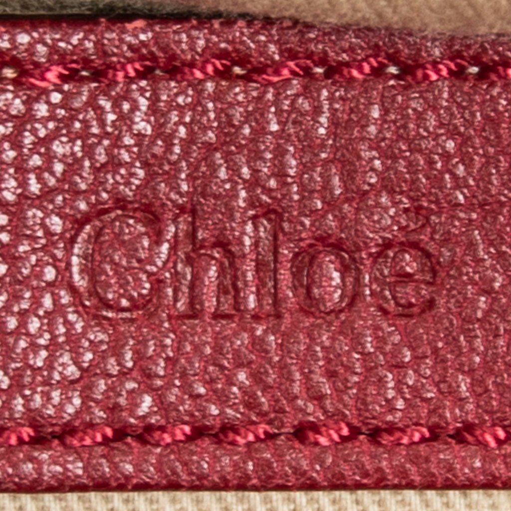 Handbag Mini Ethel Red Calfskin Leather