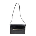 Shoulder bag Vintage Rectangular Flap Black Smooth Calfskin Leather