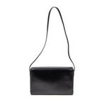 Shoulder bag Vintage Rectangular Flap Black Smooth Calfskin Leather
