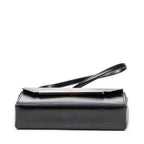 Shoulder bag Vintage Rectangular Flap Black Smooth Calfskin Leather