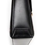 Shoulder bag Vintage Rectangular Flap Black Smooth Calfskin Leather