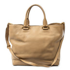 Shoulder bag Tall Shopping Tote Beige Vitello Daino Leather