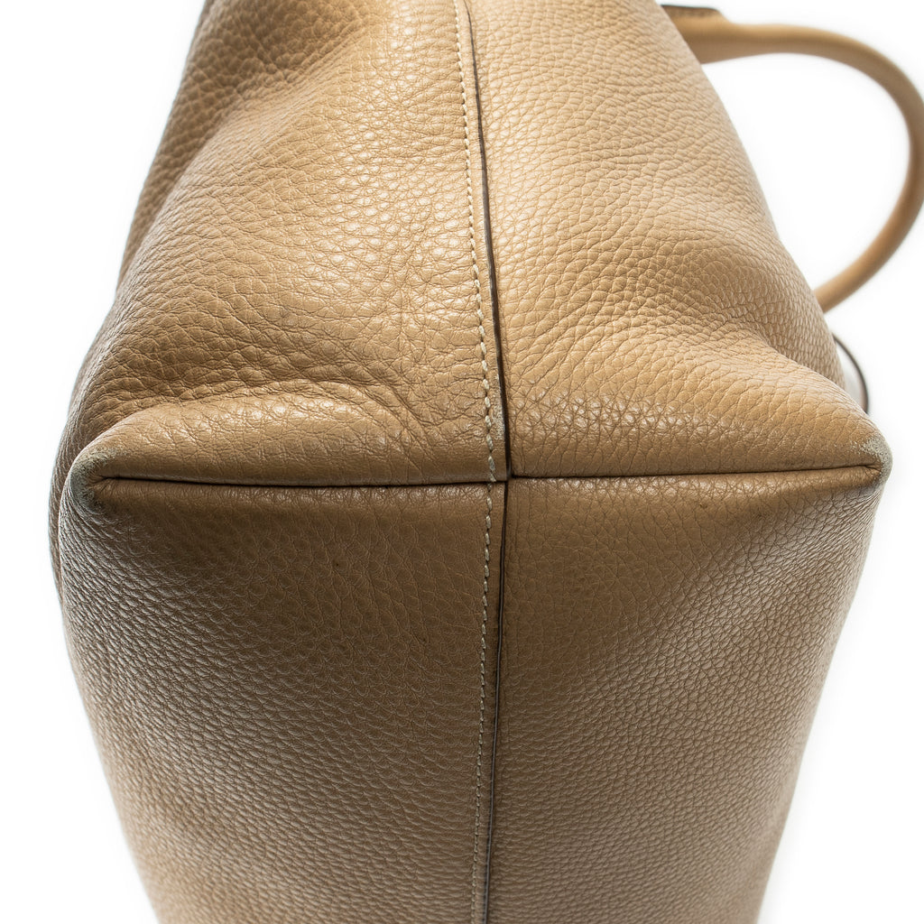 Shoulder bag Tall Shopping Tote Beige Vitello Daino Leather