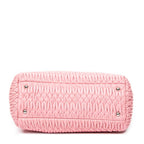 Handbag Medium Crystal Chain Tote Pink Nappa Matelasse Leather