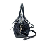 Handbag Horizontal Convertible Tote Navy Nylon Canvas