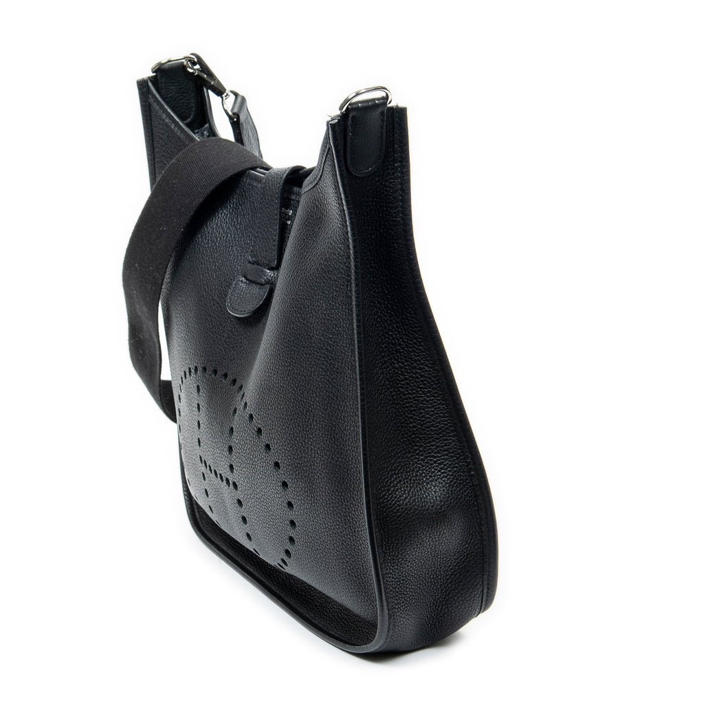 Shoulder bag Evelyne I GM Black Clemence Leather