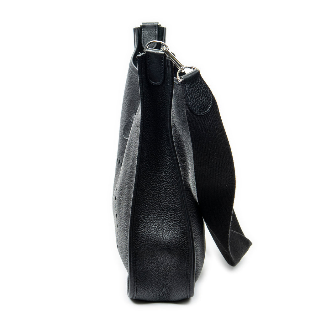 Shoulder bag Evelyne I GM Black Clemence Leather