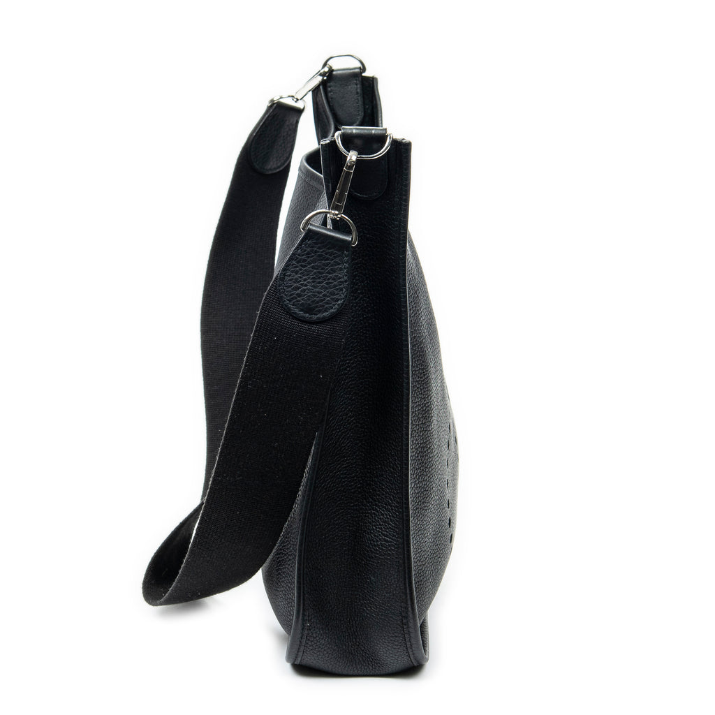 Shoulder bag Evelyne I GM Black Clemence Leather