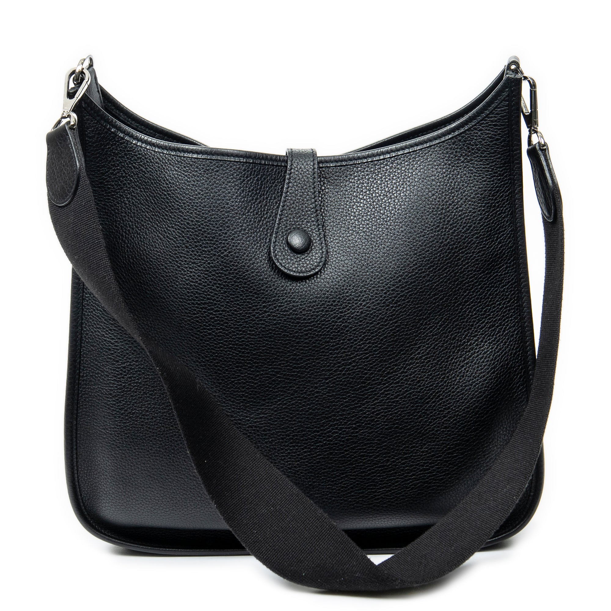 Shoulder bag Evelyne I GM Black Clemence Leather