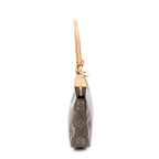 Collar con colgante en forma de calabaza, lona Monogram marrón