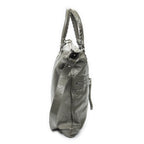 Shoulder bag Large Classic Square Carryall Grey Distressed Calfskin Leather