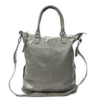 Shoulder bag Large Classic Square Carryall Grey Distressed Calfskin Leather