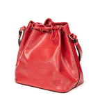Shoulder bag Noe PM Red Epi