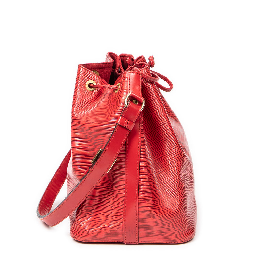 Shoulder bag Noe PM Red Epi