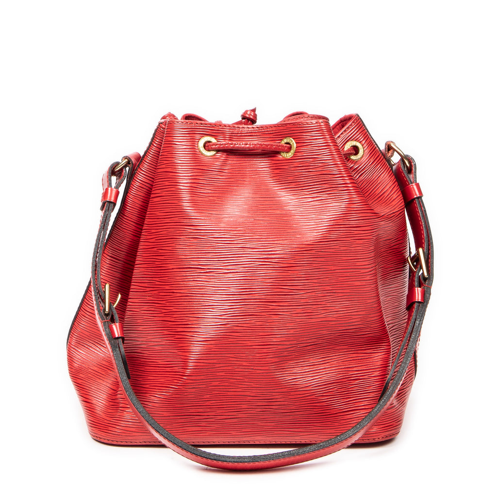 Shoulder bag Noe PM Red Epi