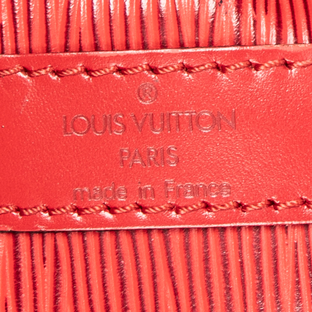 Shoulder bag Noe PM Red Epi