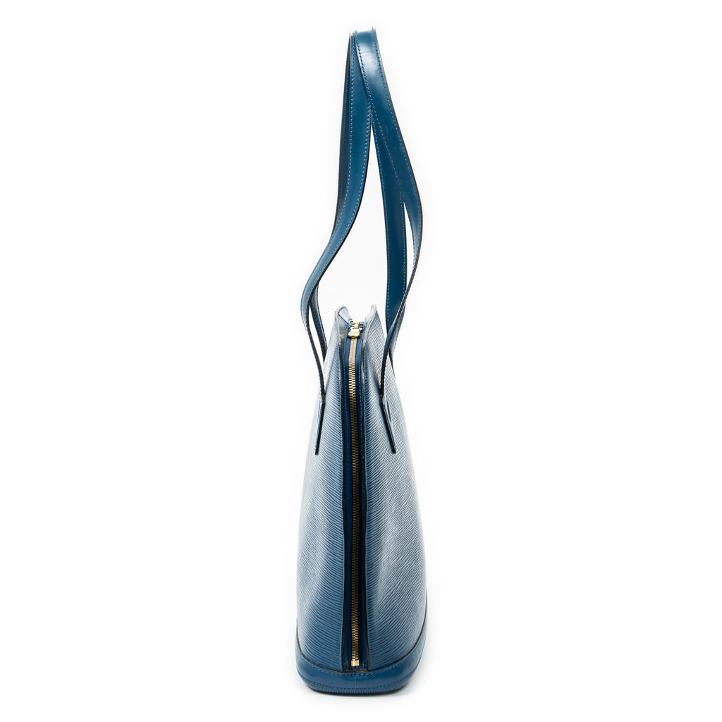 Shoulder bag Lussac Blue Epi