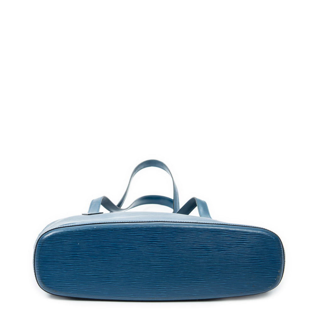 Shoulder bag Lussac Blue Epi