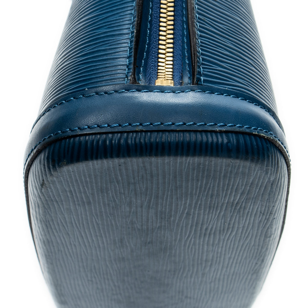 Shoulder bag Lussac Blue Epi