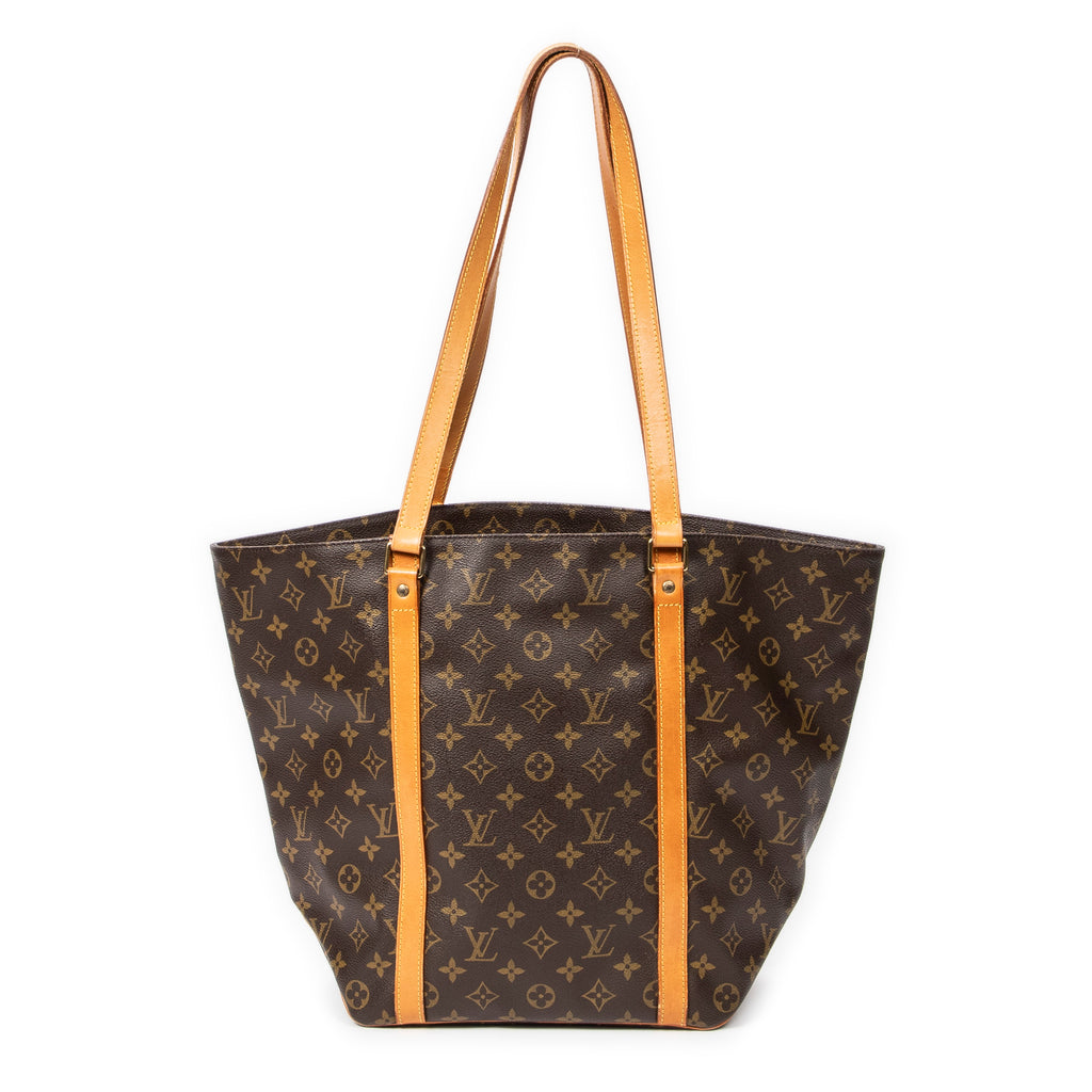 Shoulder bag Sac Shopping PM Brown Monogram Canvas