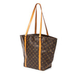 Shoulder bag Sac Shopping PM Brown Monogram Canvas