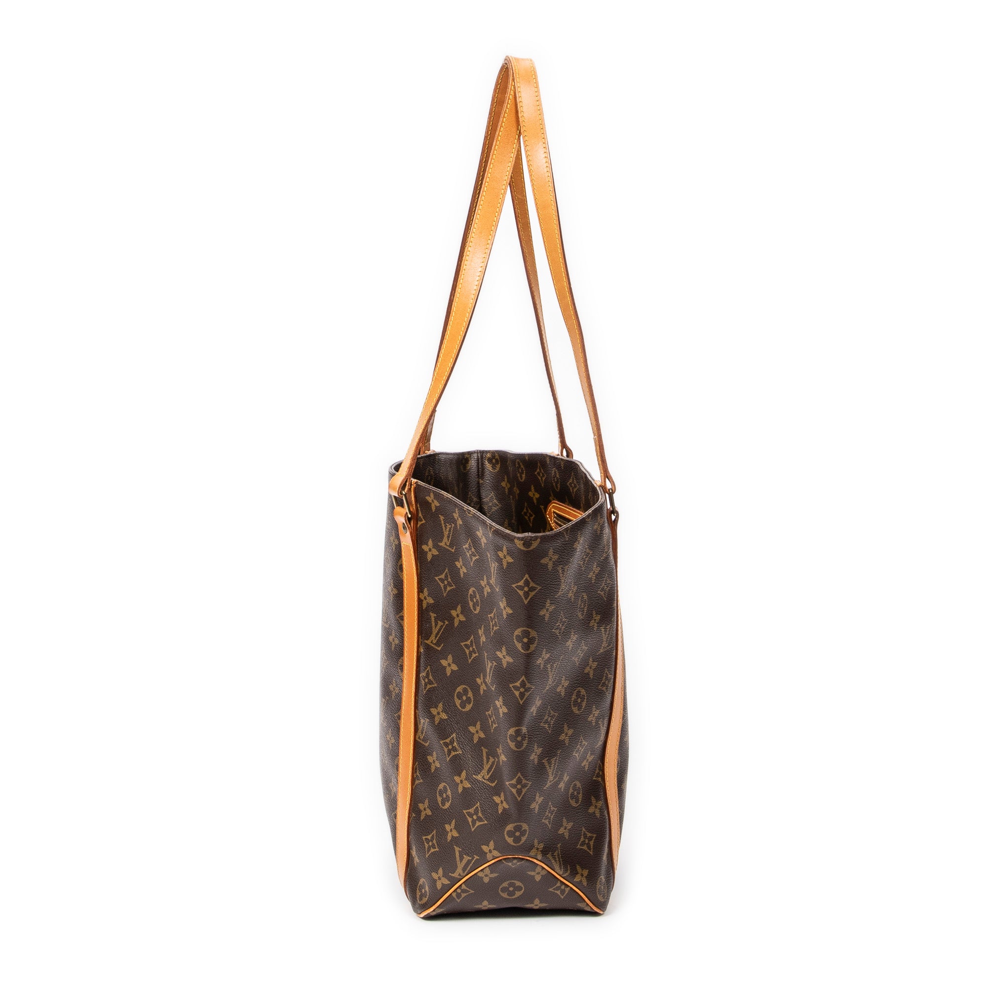 Shoulder bag Sac Shopping PM Brown Monogram Canvas