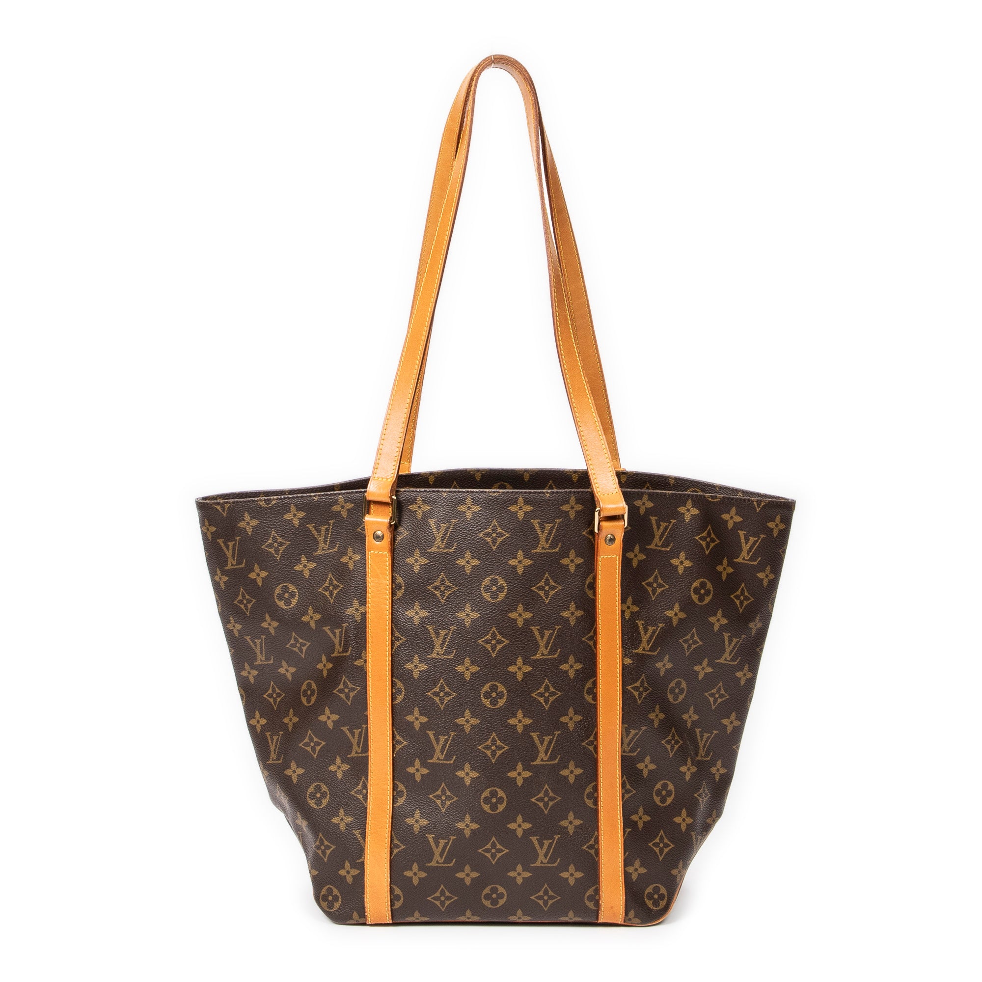 Shoulder bag Sac Shopping PM Brown Monogram Canvas