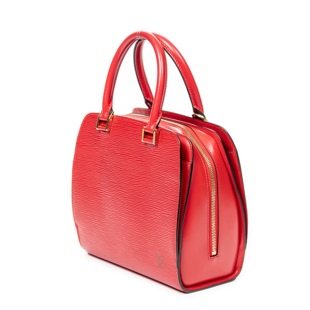 Shoulder bag Pont-Neuf Red Epi