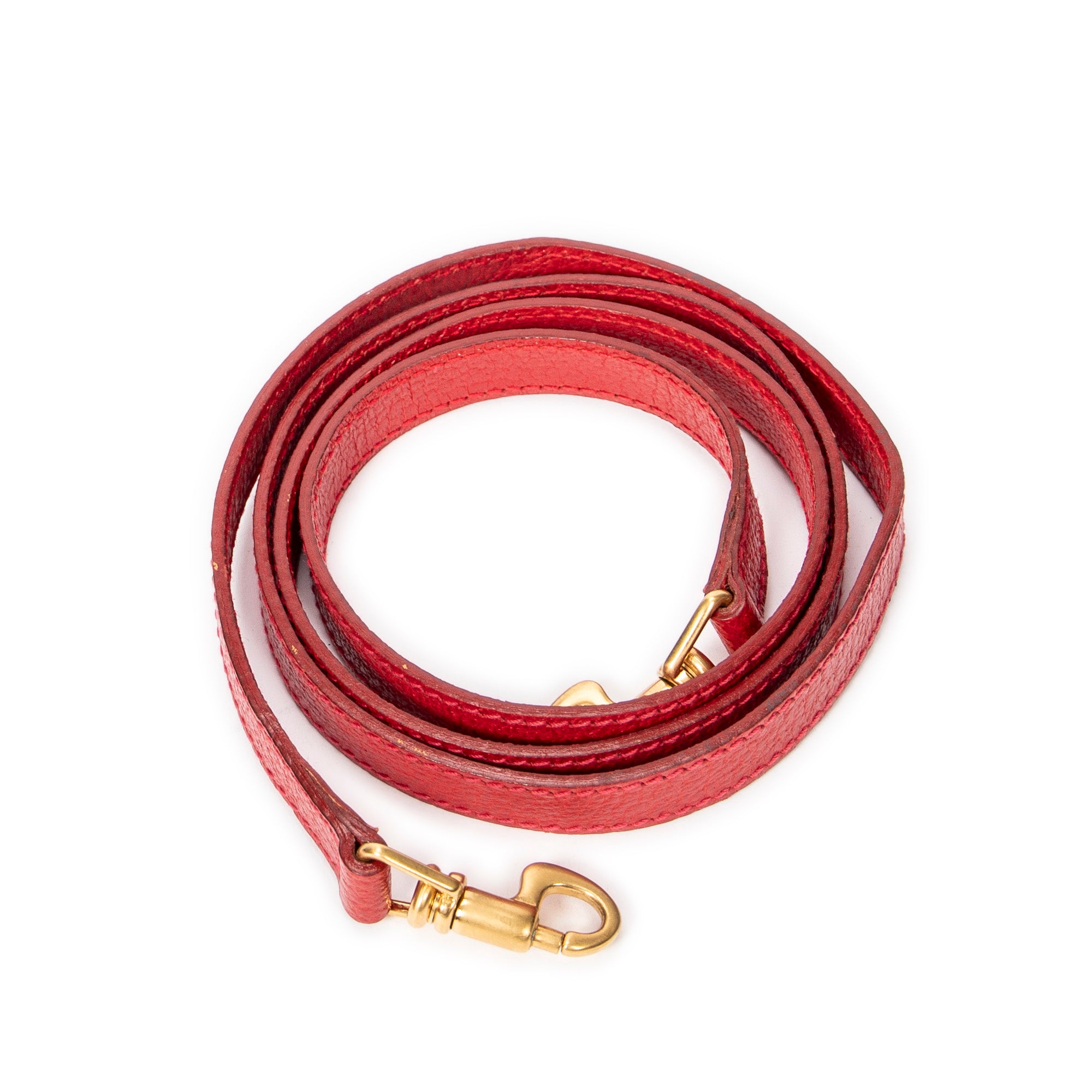 Shoulder bag Small Bamboo Top Handle Flap Red Calfskin Leather