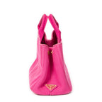 Handbag Small Canapa Tote Pink Canapa Canvas