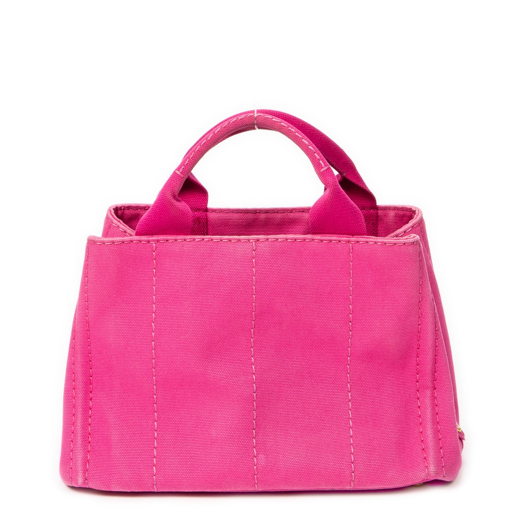 Handbag Small Canapa Tote Pink Canapa Canvas