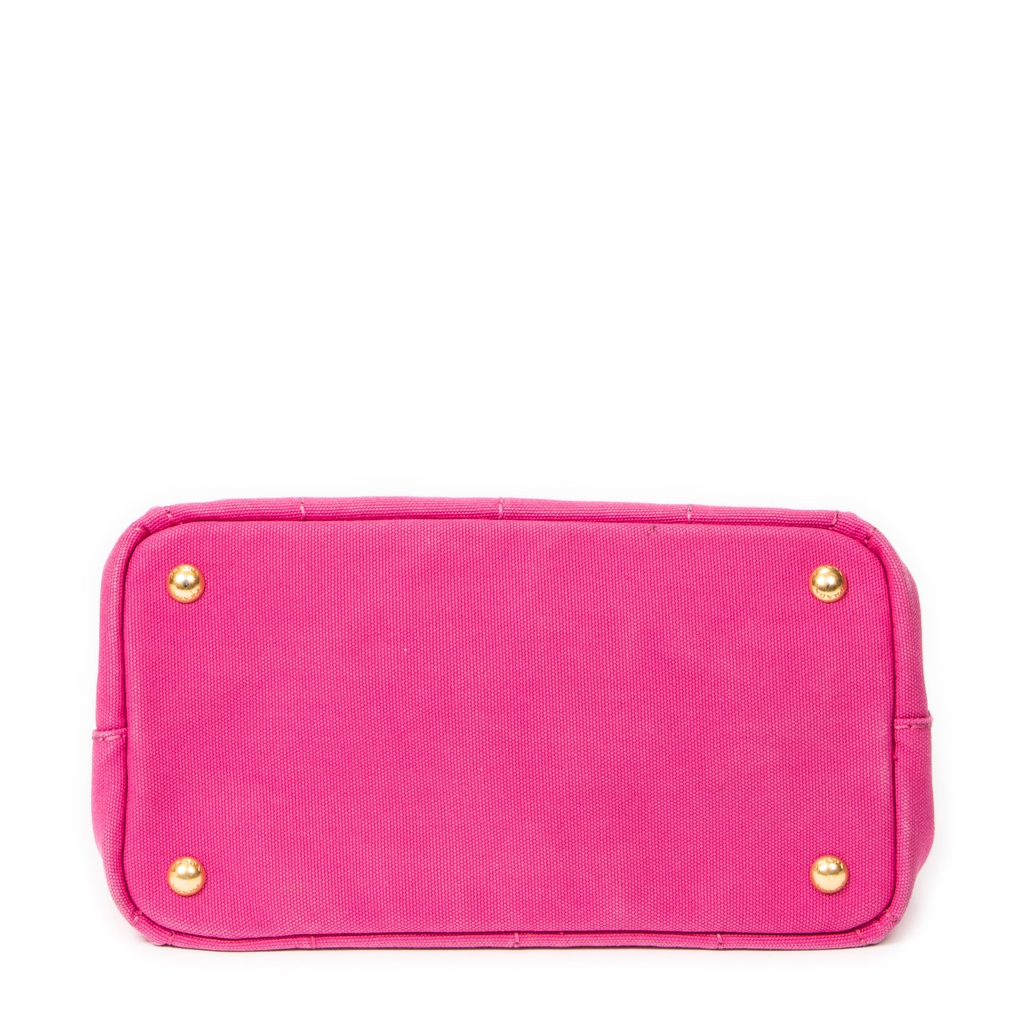 Handbag Small Canapa Tote Pink Canapa Canvas