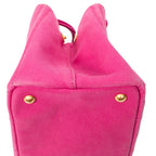 Handbag Small Canapa Tote Pink Canapa Canvas