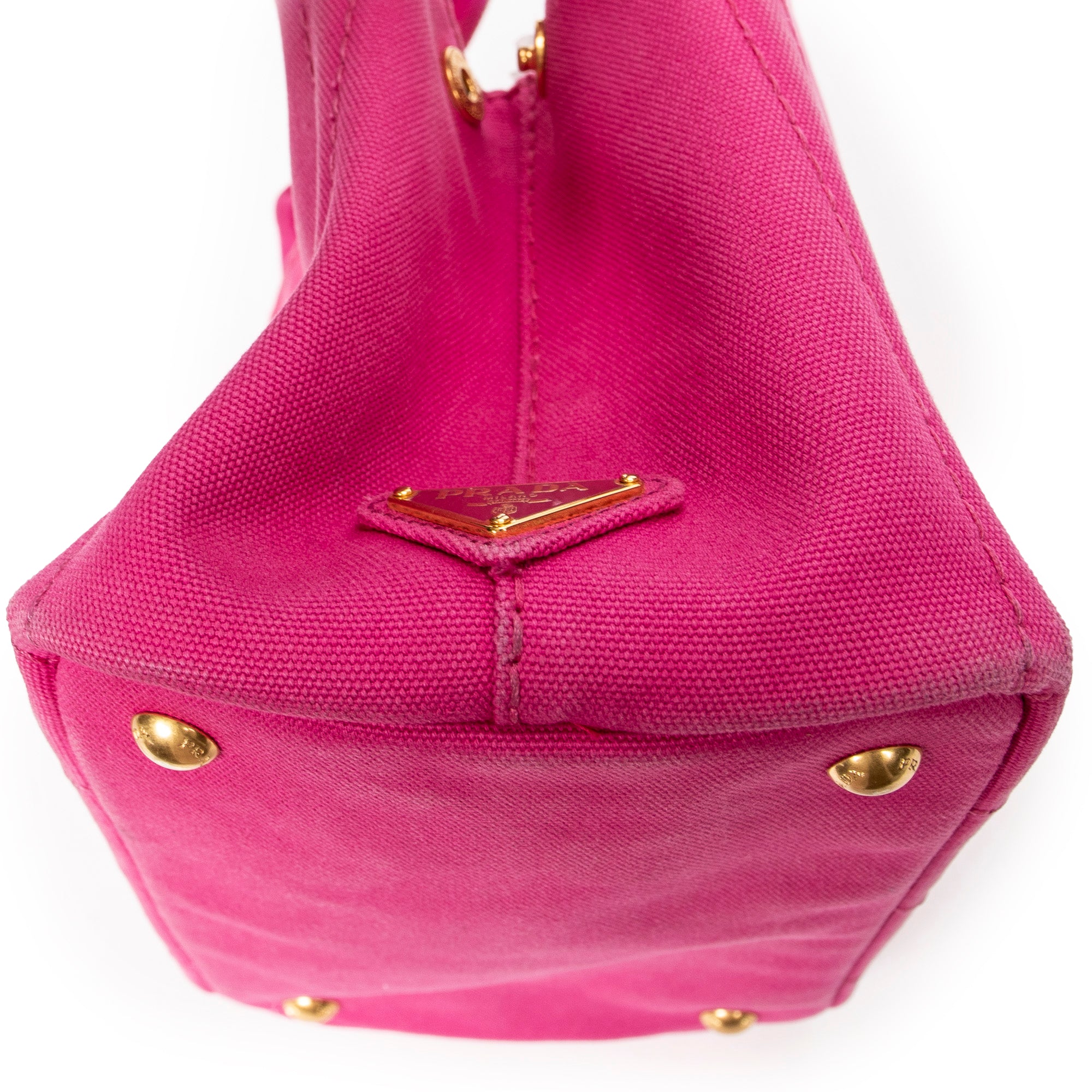 Handbag Small Canapa Tote Pink Canapa Canvas