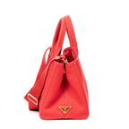Handbag Small Canapa Tote Red Canapa Canvas