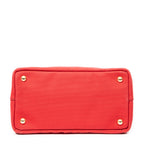 Handbag Small Canapa Tote Red Canapa Canvas