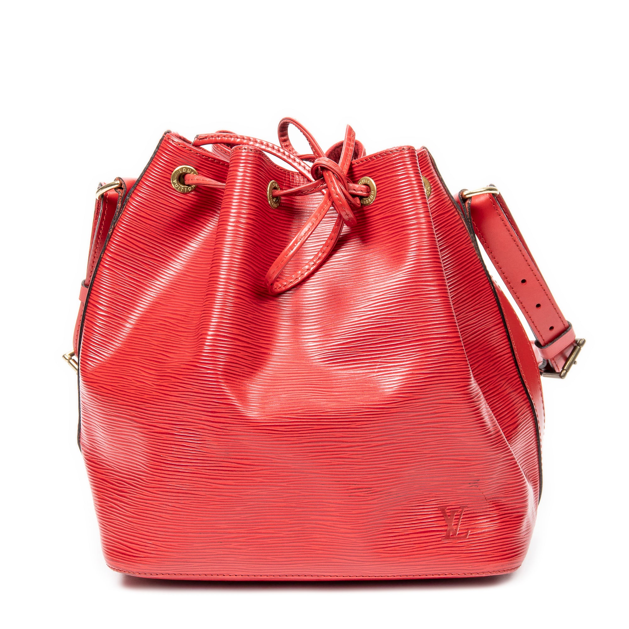 Shoulder bag Noe PM Red Epi