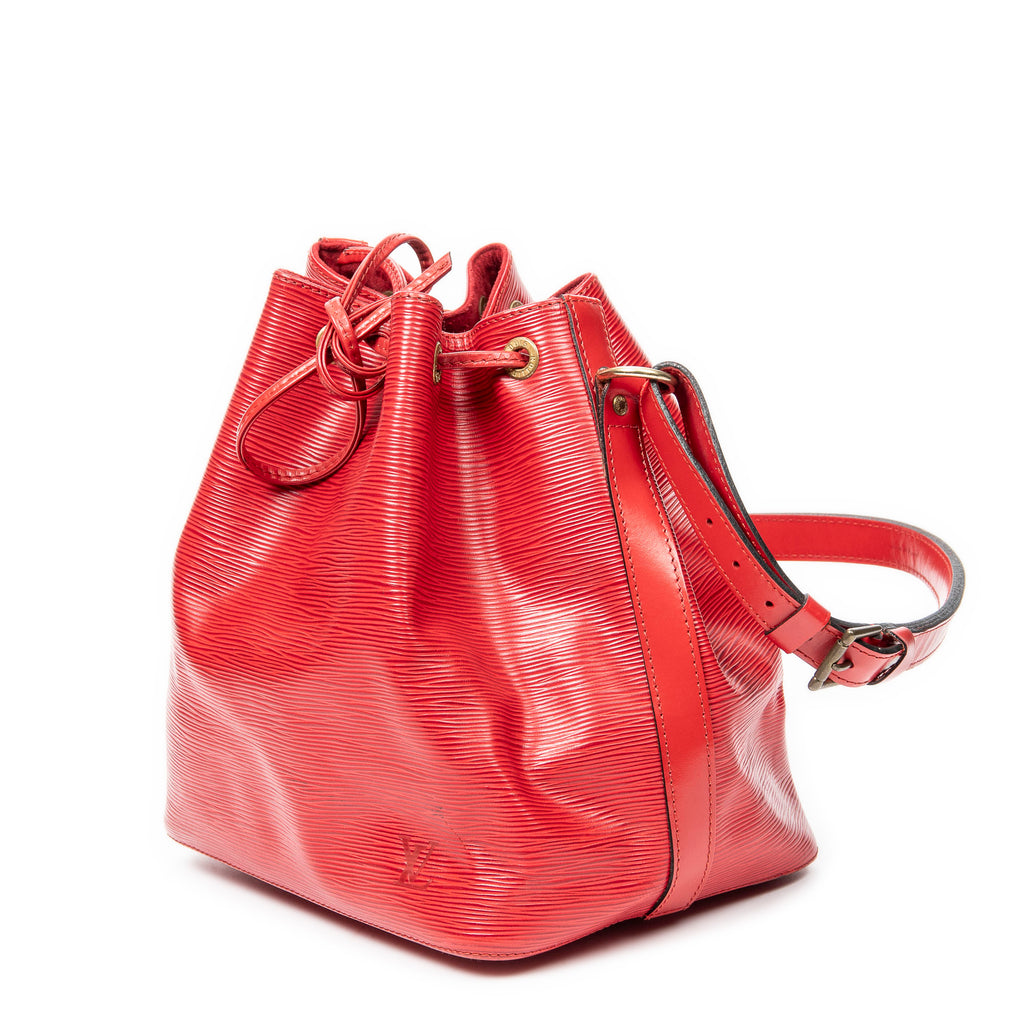 Shoulder bag Noe PM Red Epi
