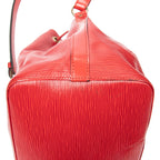 Shoulder bag Noe PM Red Epi