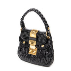 Shoulder bag Mini Coffer Black Matelasse Lux Leather