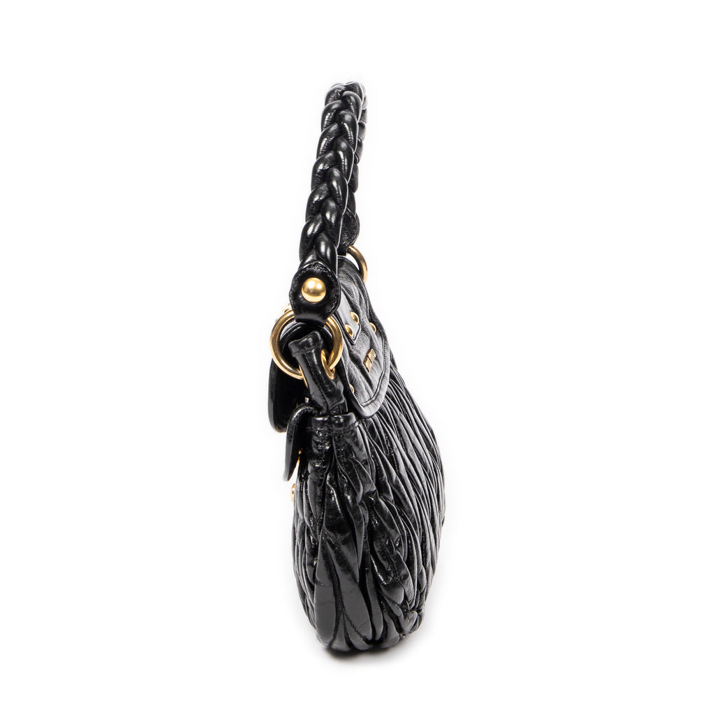 Shoulder bag Mini Coffer Black Matelasse Lux Leather
