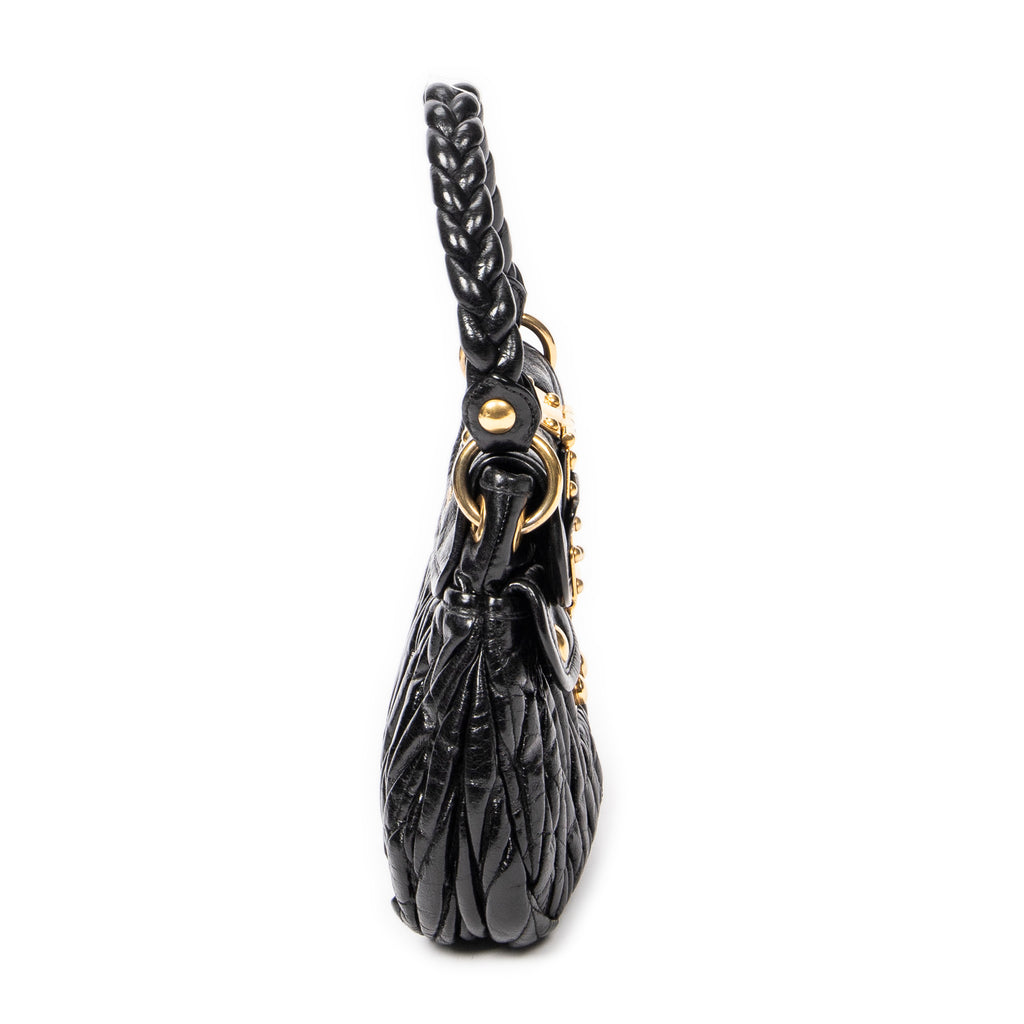Shoulder bag Mini Coffer Black Matelasse Lux Leather