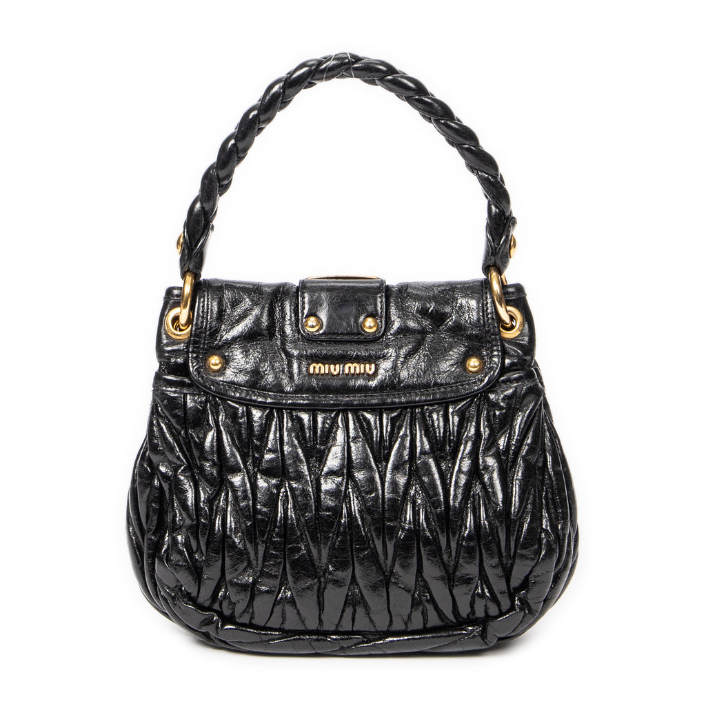 Shoulder bag Mini Coffer Black Matelasse Lux Leather
