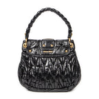 Shoulder bag Mini Coffer Black Matelasse Lux Leather
