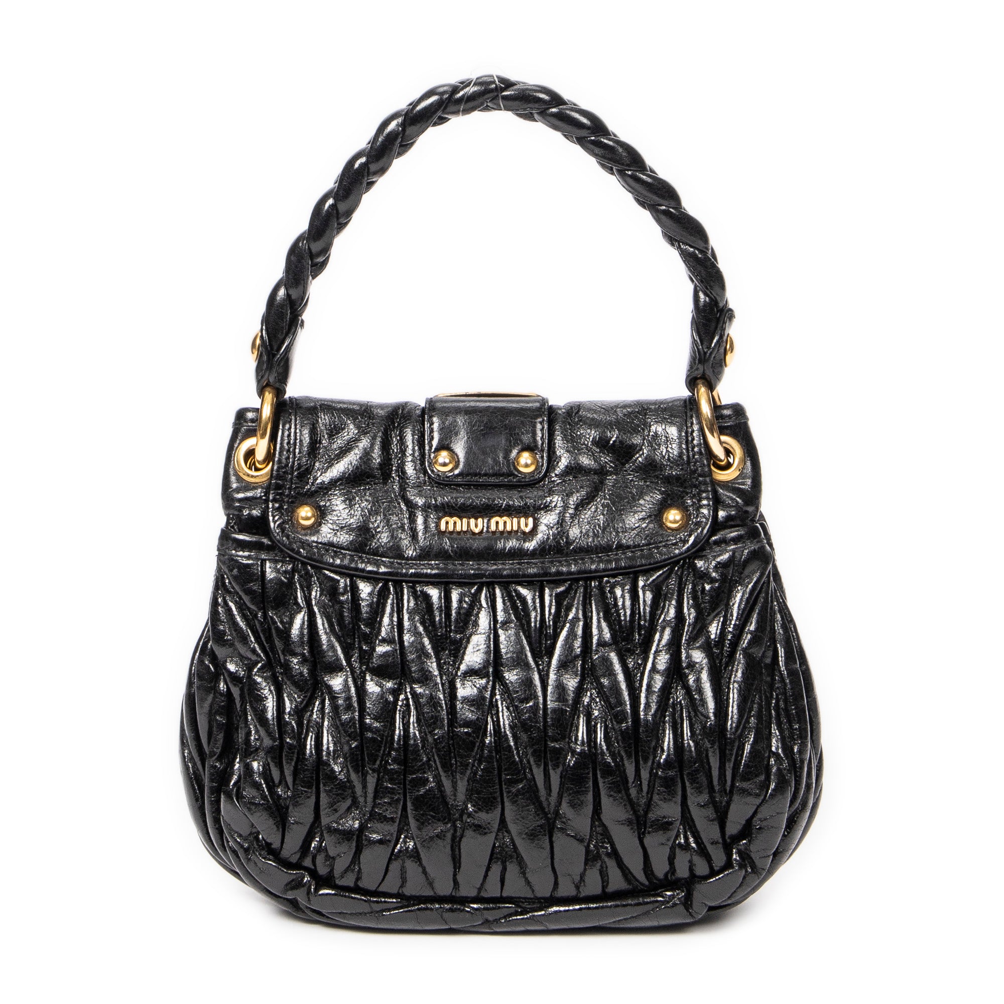 Shoulder bag Mini Coffer Black Matelasse Lux Leather