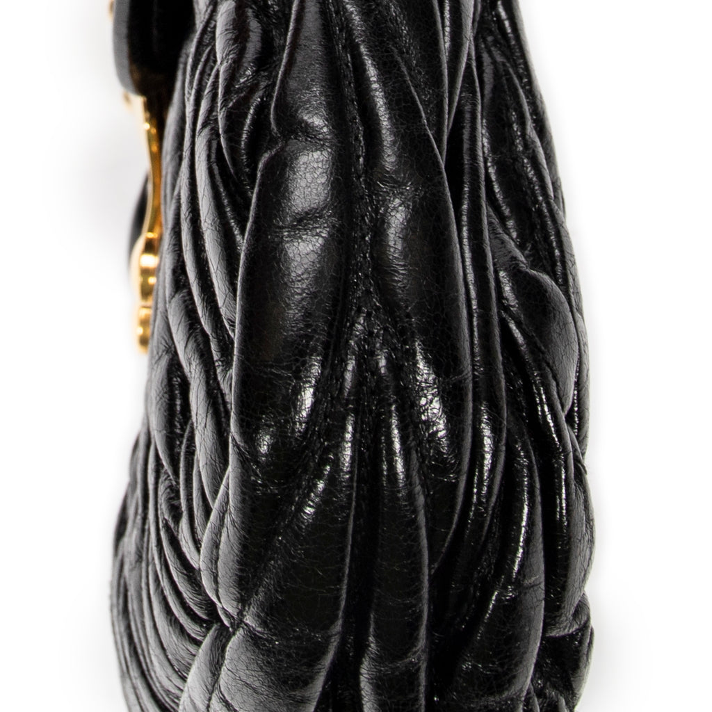 Shoulder bag Mini Coffer Black Matelasse Lux Leather