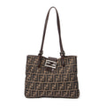 Shoulder bag Square Shoulder Tote Brown Zucca Canvas