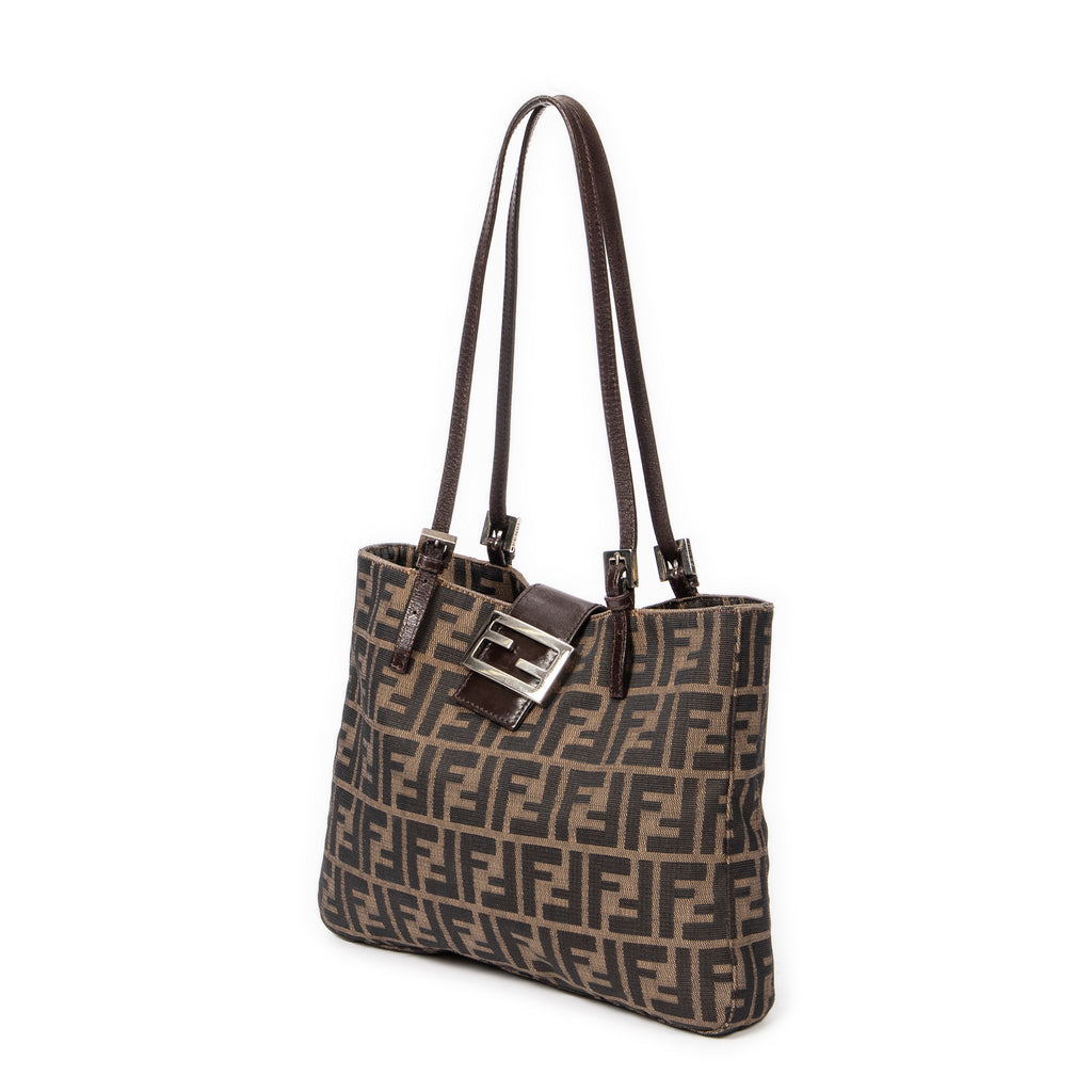 Shoulder bag Square Shoulder Tote Brown Zucca Canvas